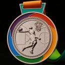 Basketball Metal Medal