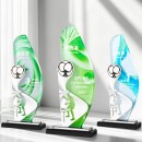 Aluminum Crystal Trophy