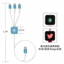 雙面發光LOGO三合一充電線