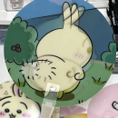摇手光栅变化扇子