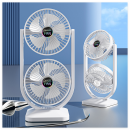Double Head Desktop Fan