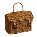 Rattan - woven storage basket gift box