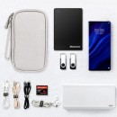 Double-layer data cable mobile power earphone storage bag