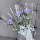 Pipe cleaner carnation bouquet