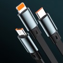 伸缩竹木充电线