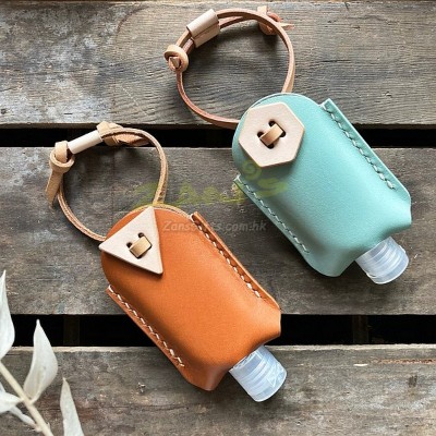 Hand Sanitizer Leather Case