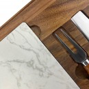 Fuzo Marble Cheeseboard with Knife Set