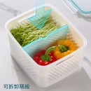 分隔沥水篮保鲜盒