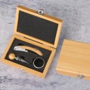 High-Grade Stainless Steel Bottle Opener Set With Bamboo Box