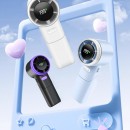 Multi-angle rotating and folding handheld fan