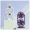 Double Head Desktop Fan