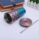 500ML Stainless Steel Coffee Thermos with Straw