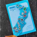 訂製壓克力地圖冰箱貼