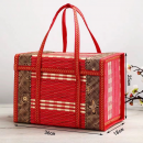 Bamboo woven basket