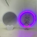 Luminous foldable advertising fan