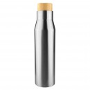 20OZ Double-layer Vacuum Inner 304 Stainless Steel Bamboo Lid Thermos Cup