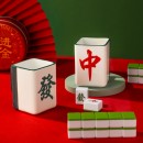 Mahjong - shaped lucky ceramic cup