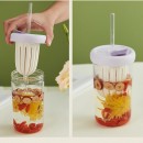 Straw Glass Cup