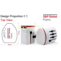 萬用轉換插頭連USB插口-S&P Global Platts