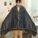 Storable flannel nap blanket