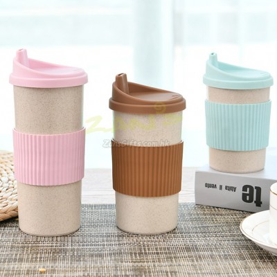 350ML 小麥秸稈纖維咖啡杯