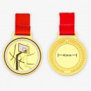 Basketball Metal Medal