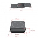 Foldable Wireless Magnetic Three-In-One Charger