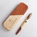 拼木圓珠筆禮盒手工木質簽字筆套裝
