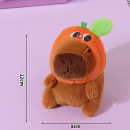 Capybara plush doll keychain