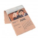 Tear-off canvas calendar