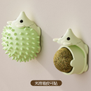 Pet toy ball for teeth grinding and itch rubbing