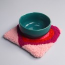 Towel Embroidered Insulated Coaster Towel Embroidered Insulated Coaster