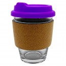 Carlo Glass Coffee Cup - Cork Band