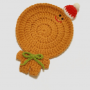 聖誕棉繩編織隔熱墊 聖誕棉繩編織隔熱墊