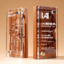 Wood Crystal Trophy