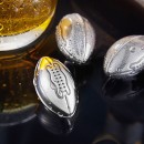 Rugby-shaped Stainless Ice Cube