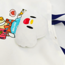 3D Plush Doll Patchwork Bag