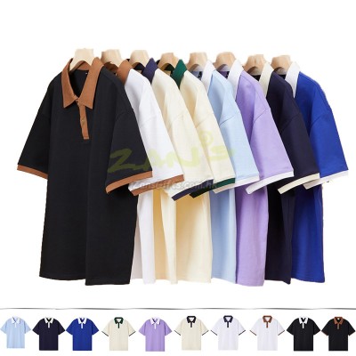 Contrasting Color Summer POLO Shirt
