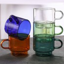 彩色玻璃咖啡杯