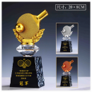 乒乓球金屬獎座