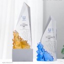 Rush Hour Glass Crystal Trophy