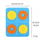 可拆卸拼圖矽膠餐墊