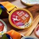 Football Metal Medal