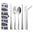 Stainless Steel Tableware with Bag