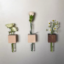 Magnetic refrigerator magnet hydroponic small vase