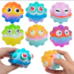 Stress-relief venting ball squeeze toy