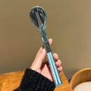 不锈钢筷子勺子套装便携餐具