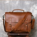 复古真皮公事电脑包