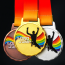 High Jump Metal Medal