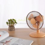 Wood Grain Mini Fan